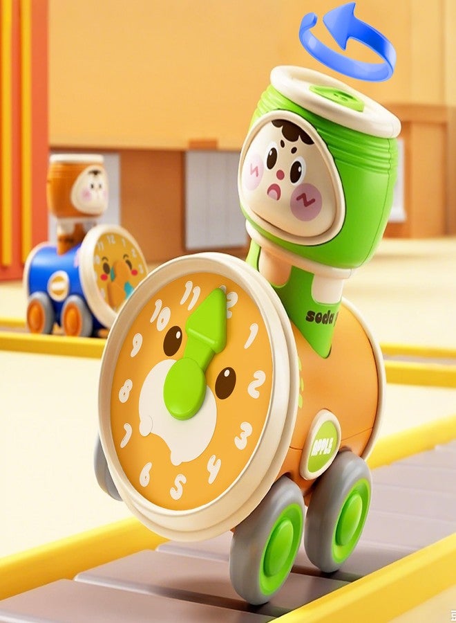 آي بلاي، آي ليرن مجموعة ألعاب سيارات iPlay و iLearn Press to Go للأطفال الصغار من عمر 1-3 سنوات، سيارات سباق احتكاكية للأطفال، مجموعة سيارات لعب للأطفال الرضع، هدايا عيد الميلاد الأول للأطفال من عمر 6-9-12-18 شهرًا، للأطفال من عمر سنة واحدة (أولاد وبنات) - Image 3
